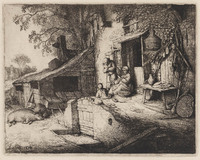KG 04265
<br/>
Spinnende vrouw
<br/>
<em>Ostade, Adriaen van (1610-1684)</em>